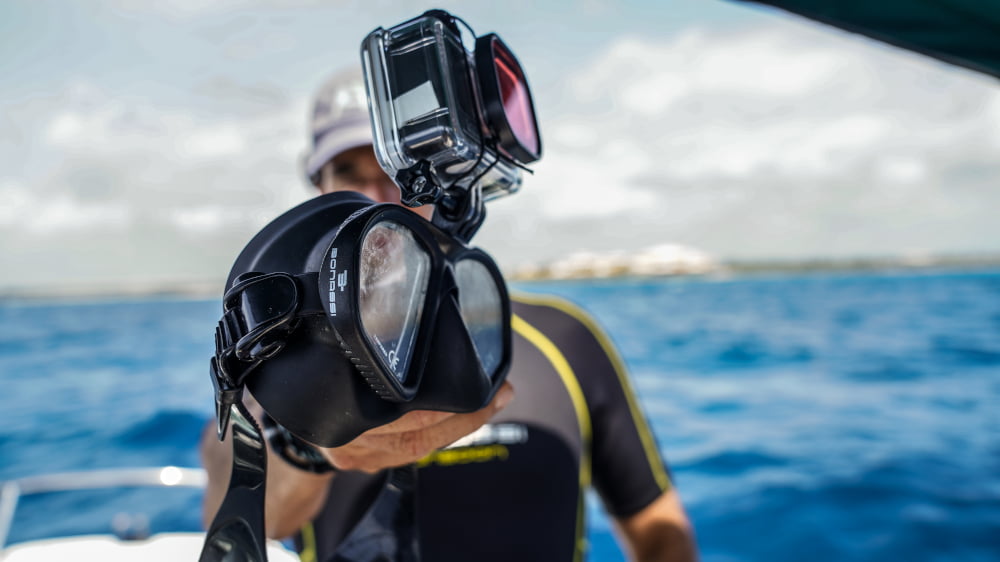 Diving Mask Go Pro Spearfishing