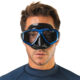 Mask Juno Black Blue with model (1)