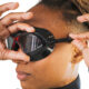 Goggle Master Negro Rojo (3) Goggles para apnea