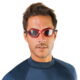 Goggle Swimmer Negro Rojo (1) Swimming goggles