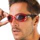 Goggle Swimmer Negro Rojo (3) Goggles Natacion