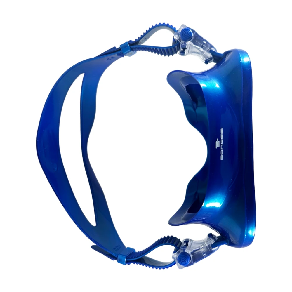 Blue Metal Diving Mask