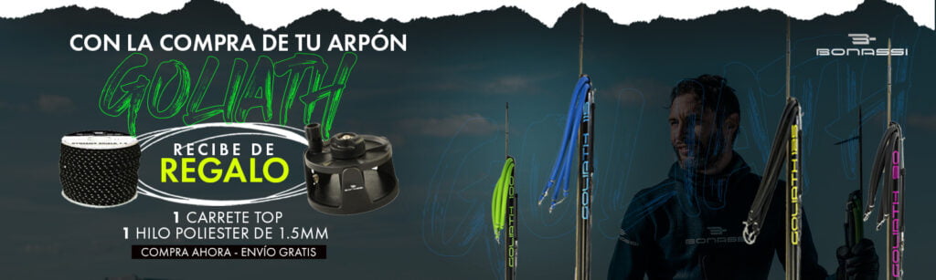 Promocion Arpon Goliath pesca submarina